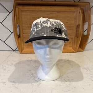 Vintage 90s The North Face mountain graphic adjustable Made in USA hat